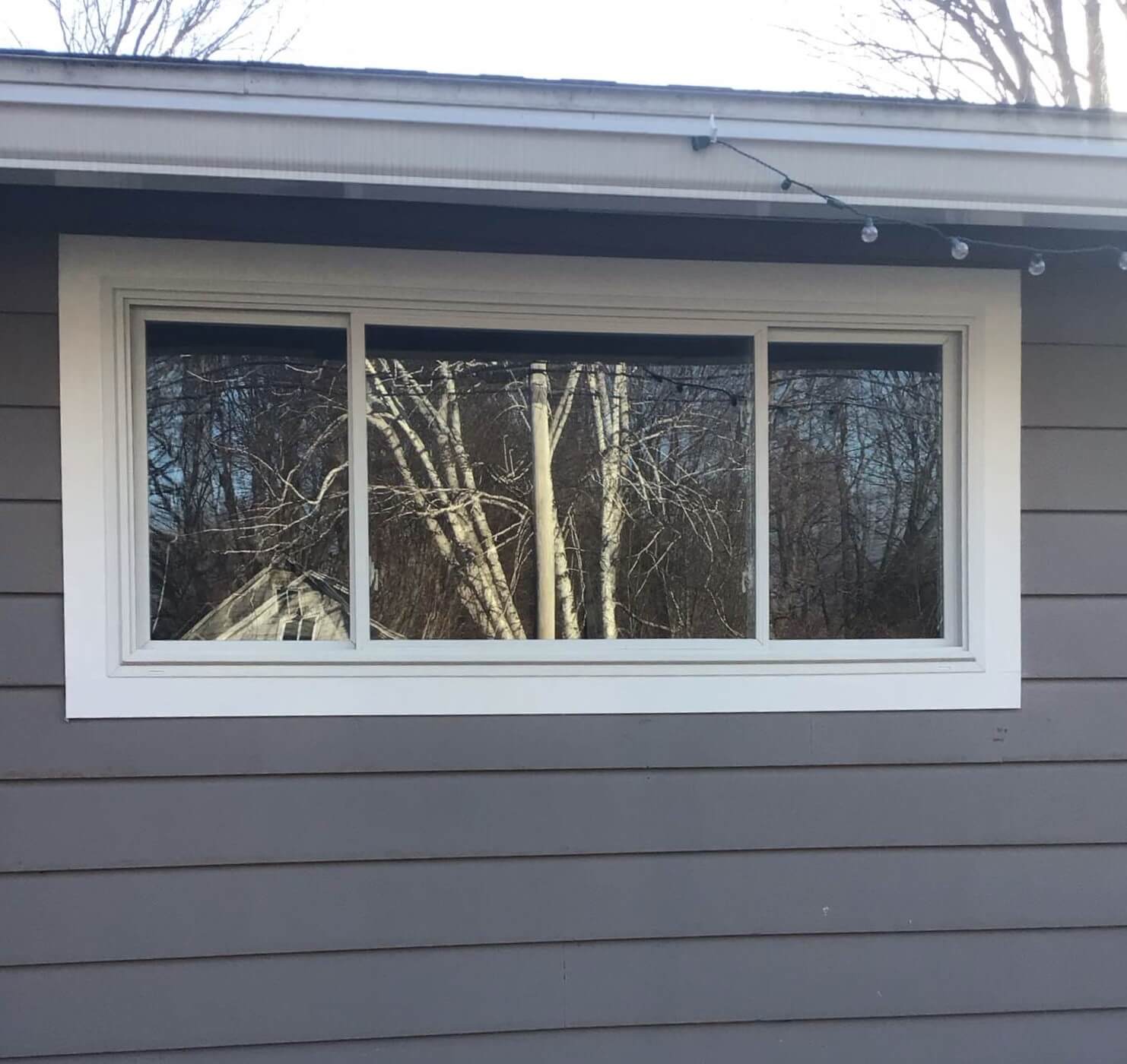 New slider window-exterior