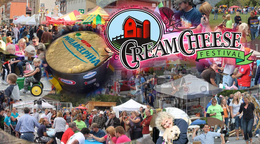 Lowville's Cream Cheese Festival 2023 Lowville Cream Cheese Festival Logo