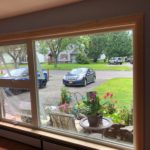 Awning window after inside