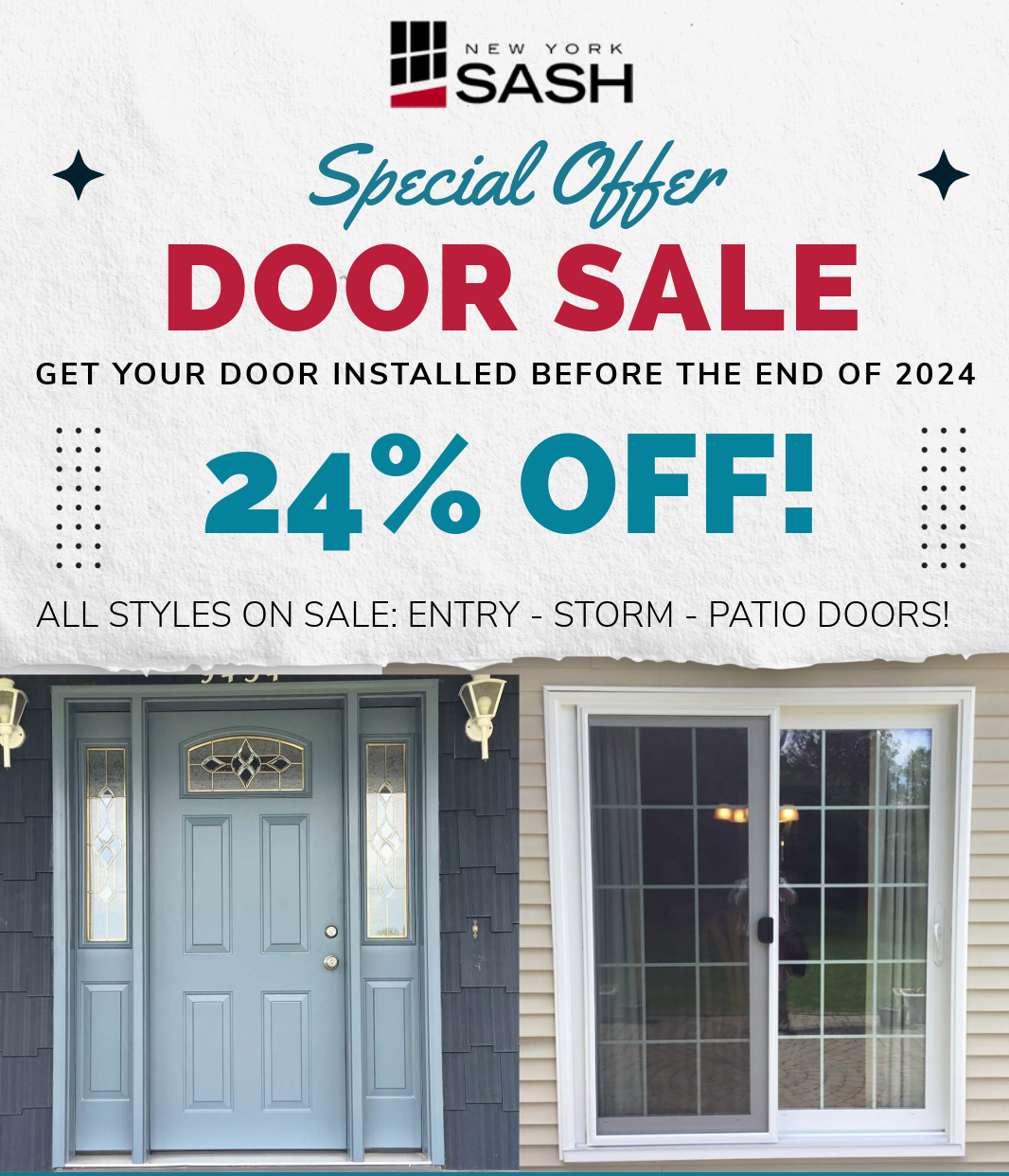 24% Off All Doors At New York Sash