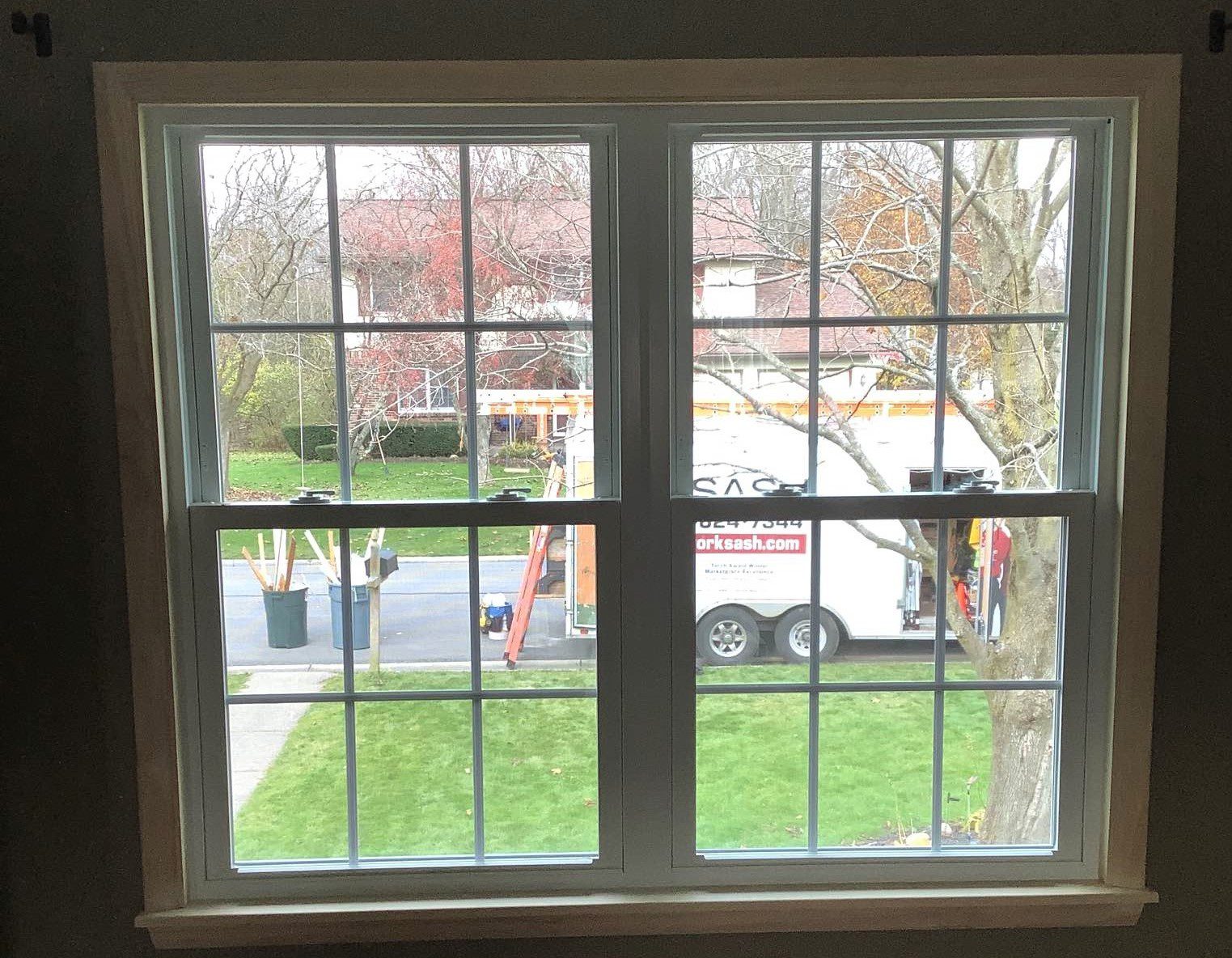 Double Hung Windows Factory Mulled With Contoured Grids