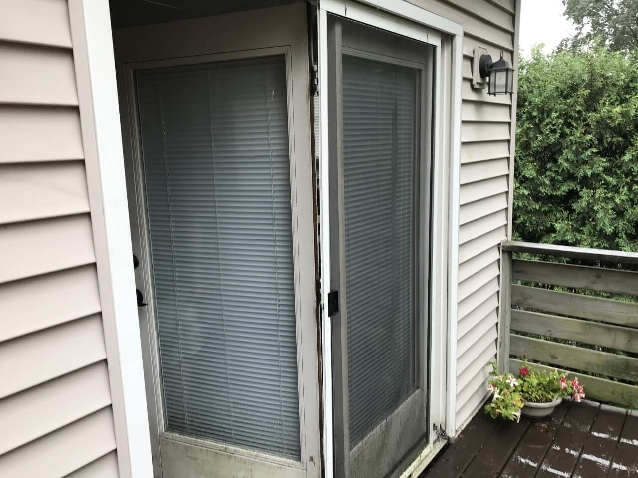 before 2 French Doors - Before