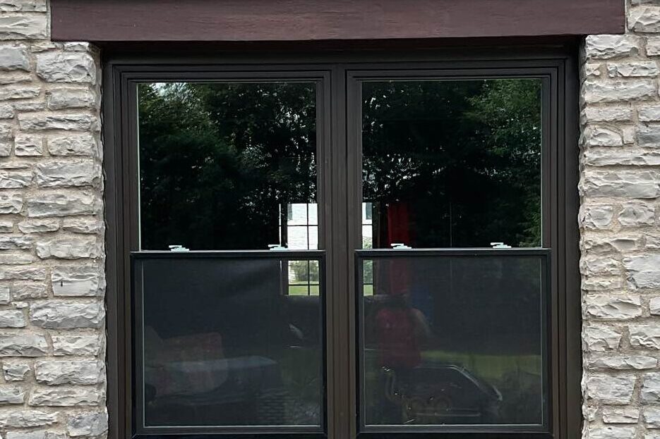 Aesthetic Double Hung Windows Secure and stylish double hung windows, installed by New York Sash in a beautiful home in Whitesboro, providing ventilation and light.