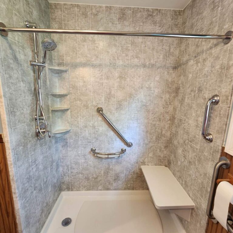 walk-in-shower-chrome-fixtures-bench-seat
