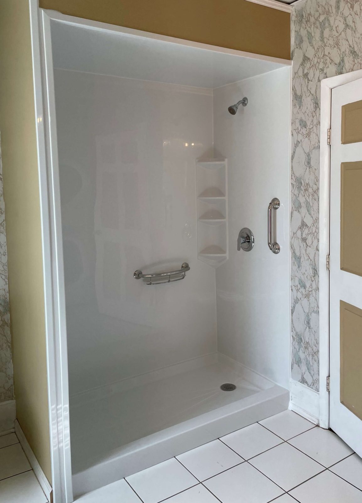 New Walk-In Shower