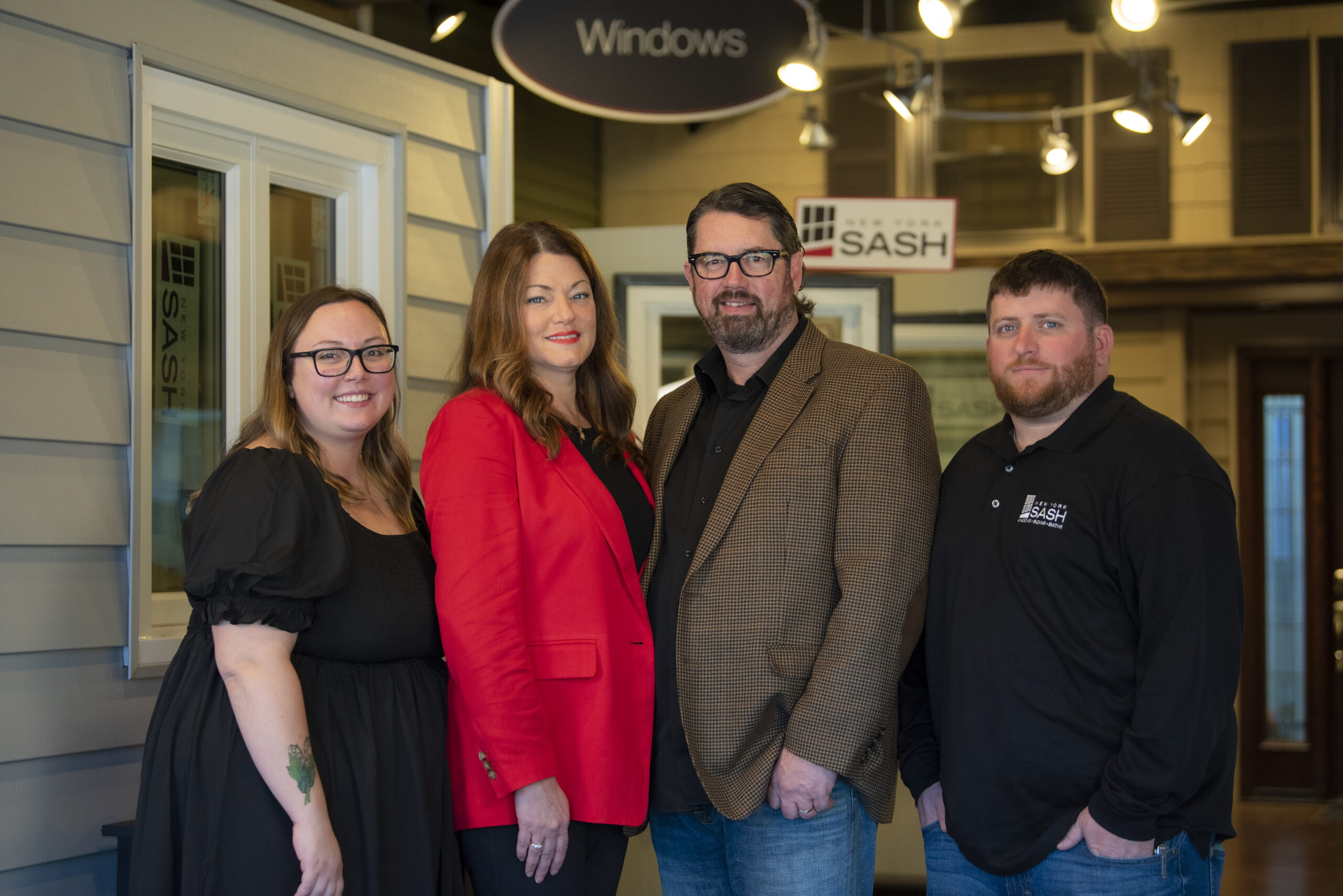 Scot & Jill Hayes of New York Sash alongside Ryan & Rachel Smith